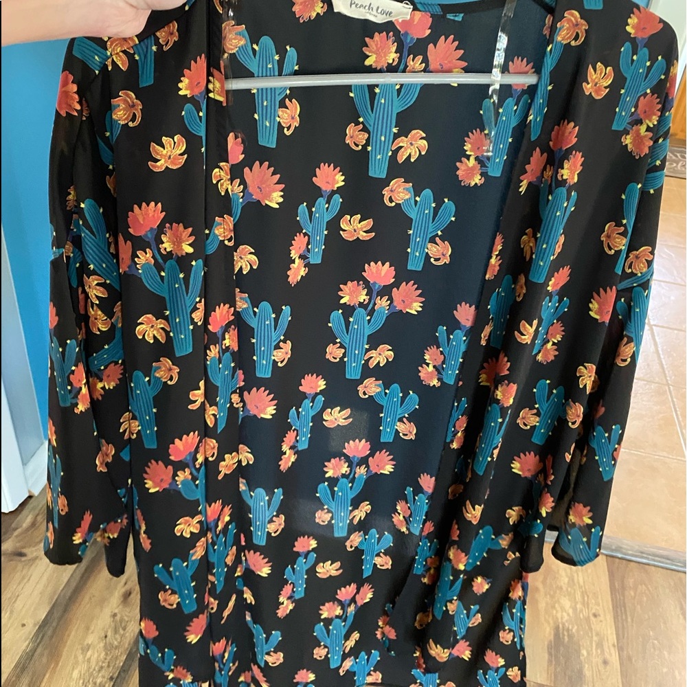 Peach Love California Kimono